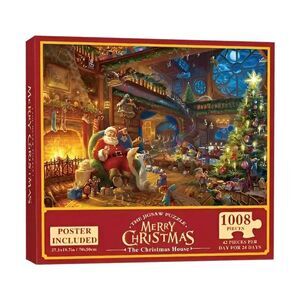 The Christmas House Advent Calendar Jigsaw Puzzle 1008 Pieces 8+ Years NEW